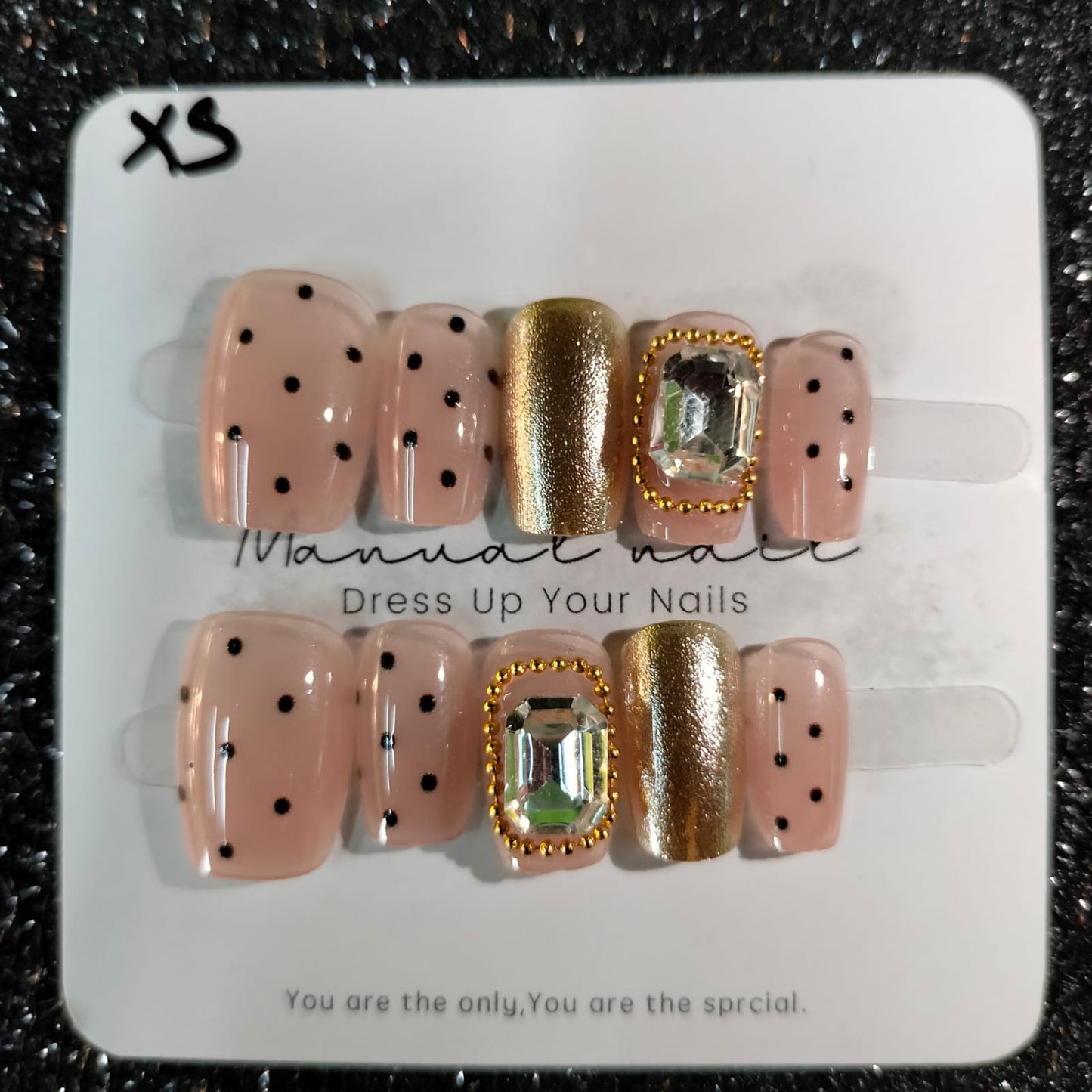 Z014 Press On Nails Square Coffin Shape