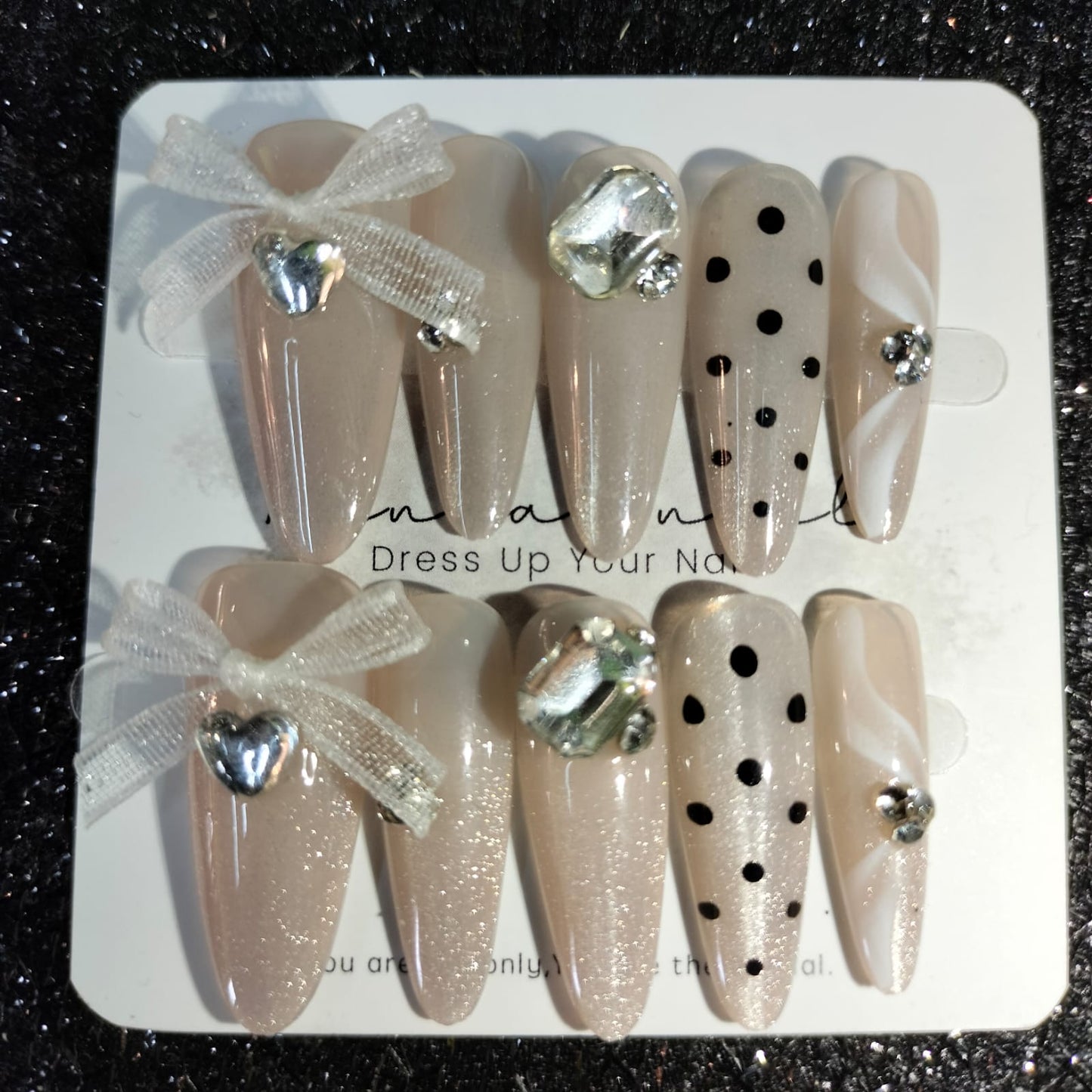 Z009 Press On Nails Long Almond Shape