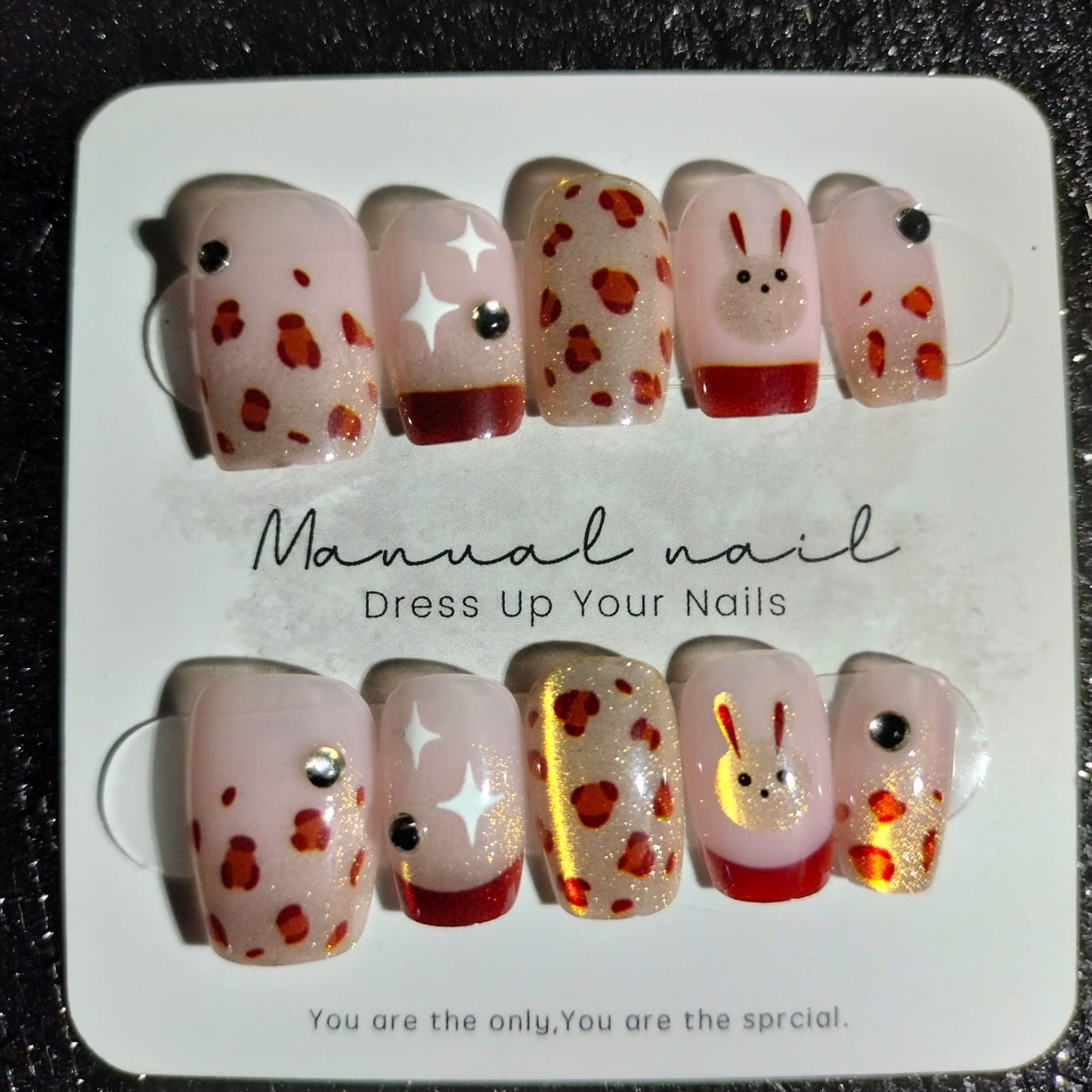 Z024 Press On Nails Square Coffin Shape