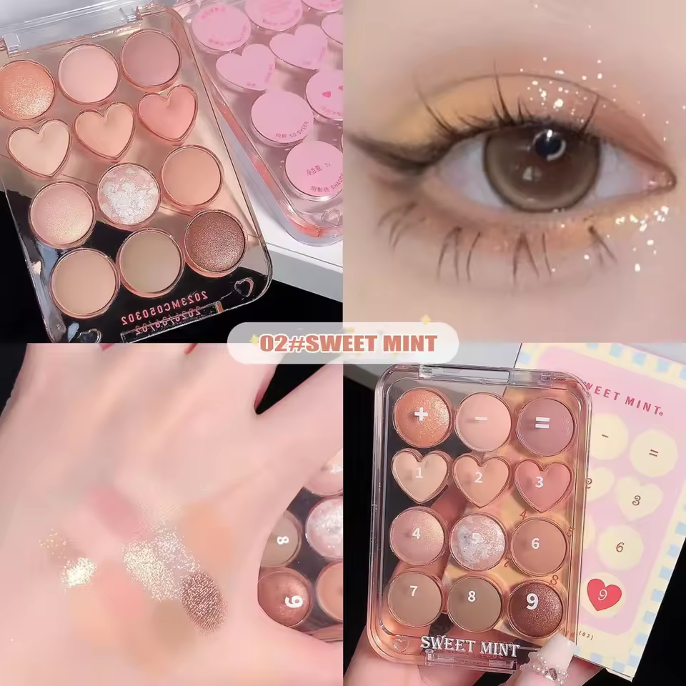 Herorange Calculate Love Disk 12 Color Eyeshadow Palette
