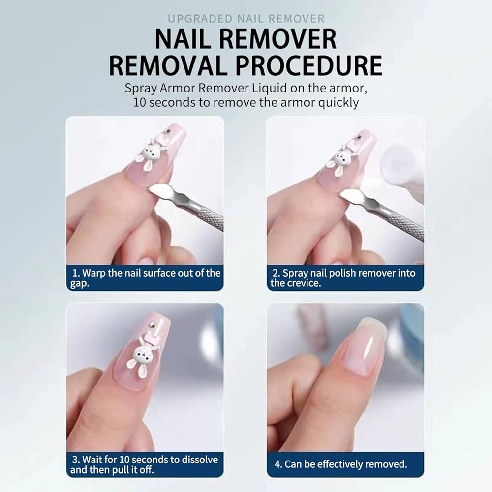 JOKD Armor Remover Water Spray Press On Nail Glue Remover