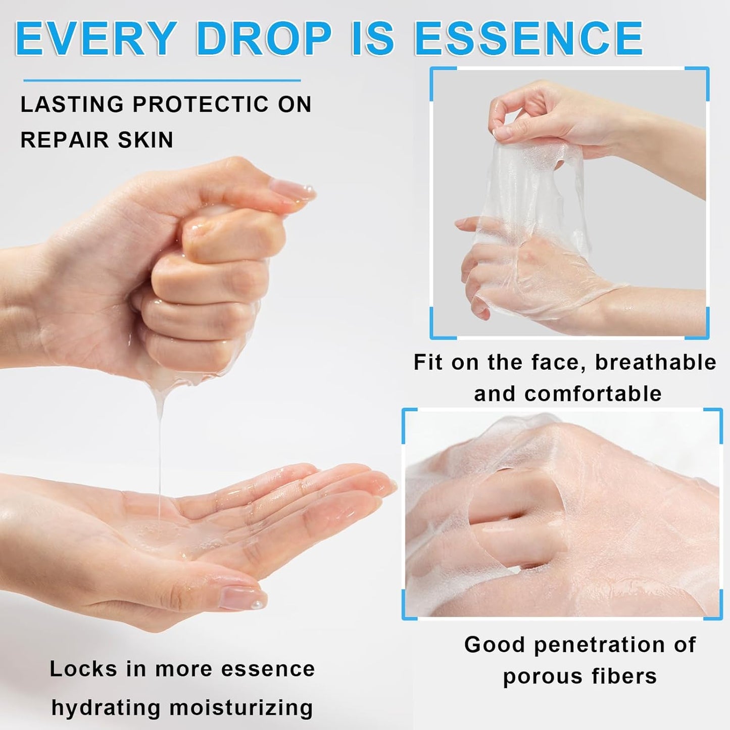 KORMESIC Hydrating Face Sheet Mask Moisturizing & Repairing Facial Mask