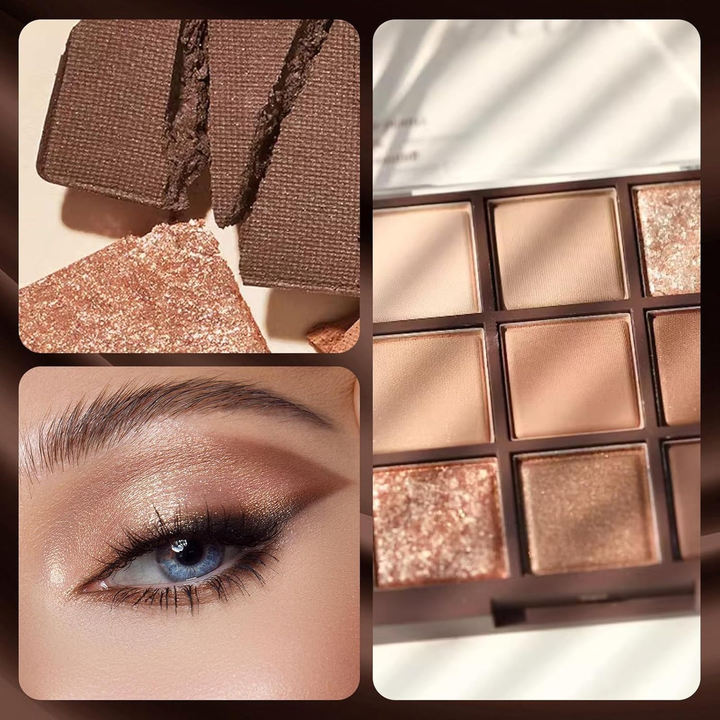 Dikalu Nude 9 Color Eye Shadow Palette 06 For Girls