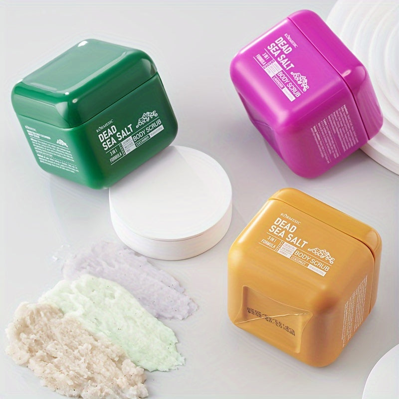 3 in 1 Formula High Quality Body Cleaning Dead Sea Salt Facial Scrub