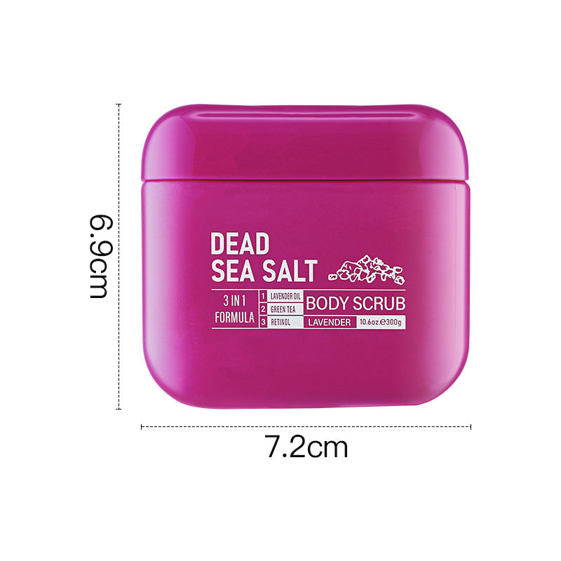 3 in 1 Formula High Quality Body Cleaning Dead Sea Salt Facial Scrub