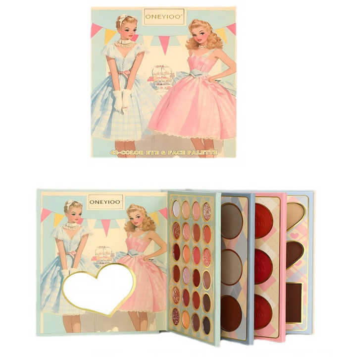 ONEYIOO 42 Color Eye & Face Palette Makeup Book AZ-177