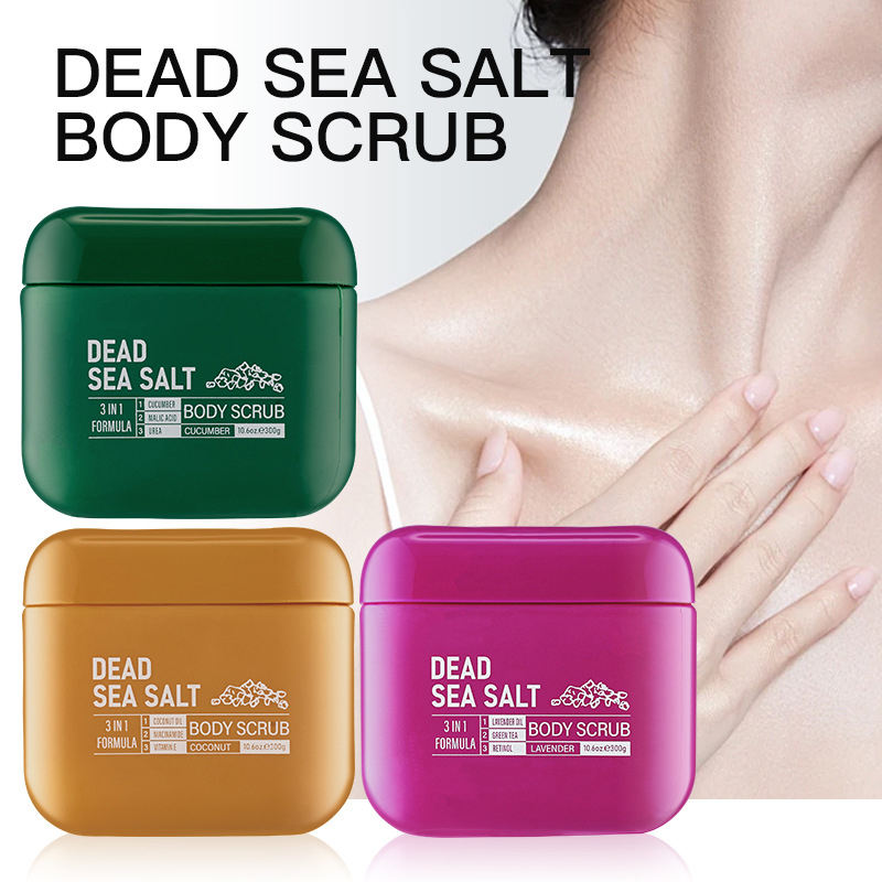 3 in 1 Formula High Quality Body Cleaning Dead Sea Salt Facial Scrub