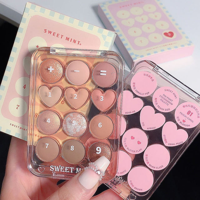 Herorange Calculate Love Disk 12 Color Eyeshadow Palette