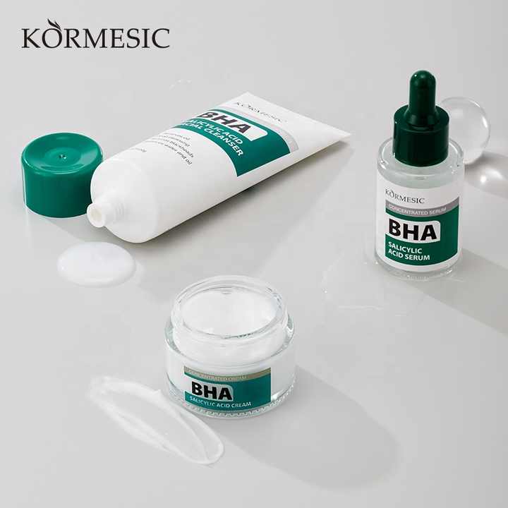 KORMESIC Deep Cleaning Oil Control Anti Acne Exfoliating Brightening BHA Kit