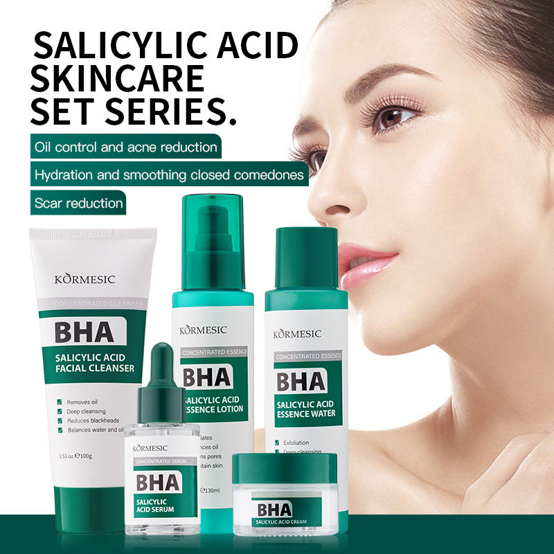 KORMESIC Deep Cleaning Oil Control Anti Acne Exfoliating Brightening BHA Kit