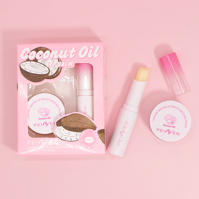 Coconut Oil Lip Balm & Lip Mask Lip Care Treatment Kit Mask Queen Nepal