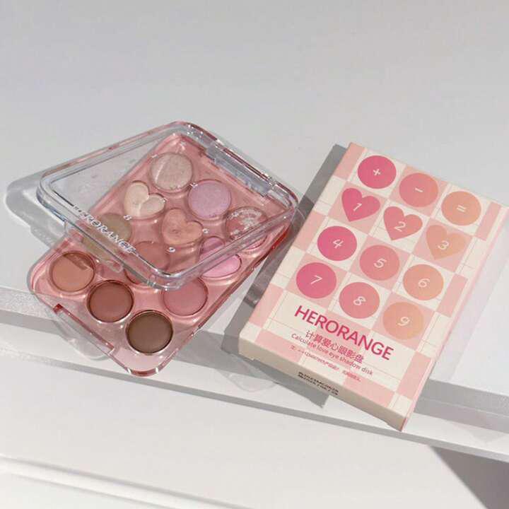 Herorange Calculate Love Disk 12 Color Eyeshadow Palette