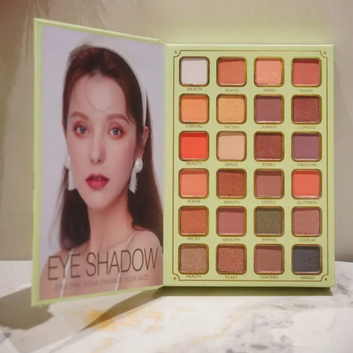 ONEYIOO Stylish 50 Color Eye & Face Palette Makeup Book AZ-220