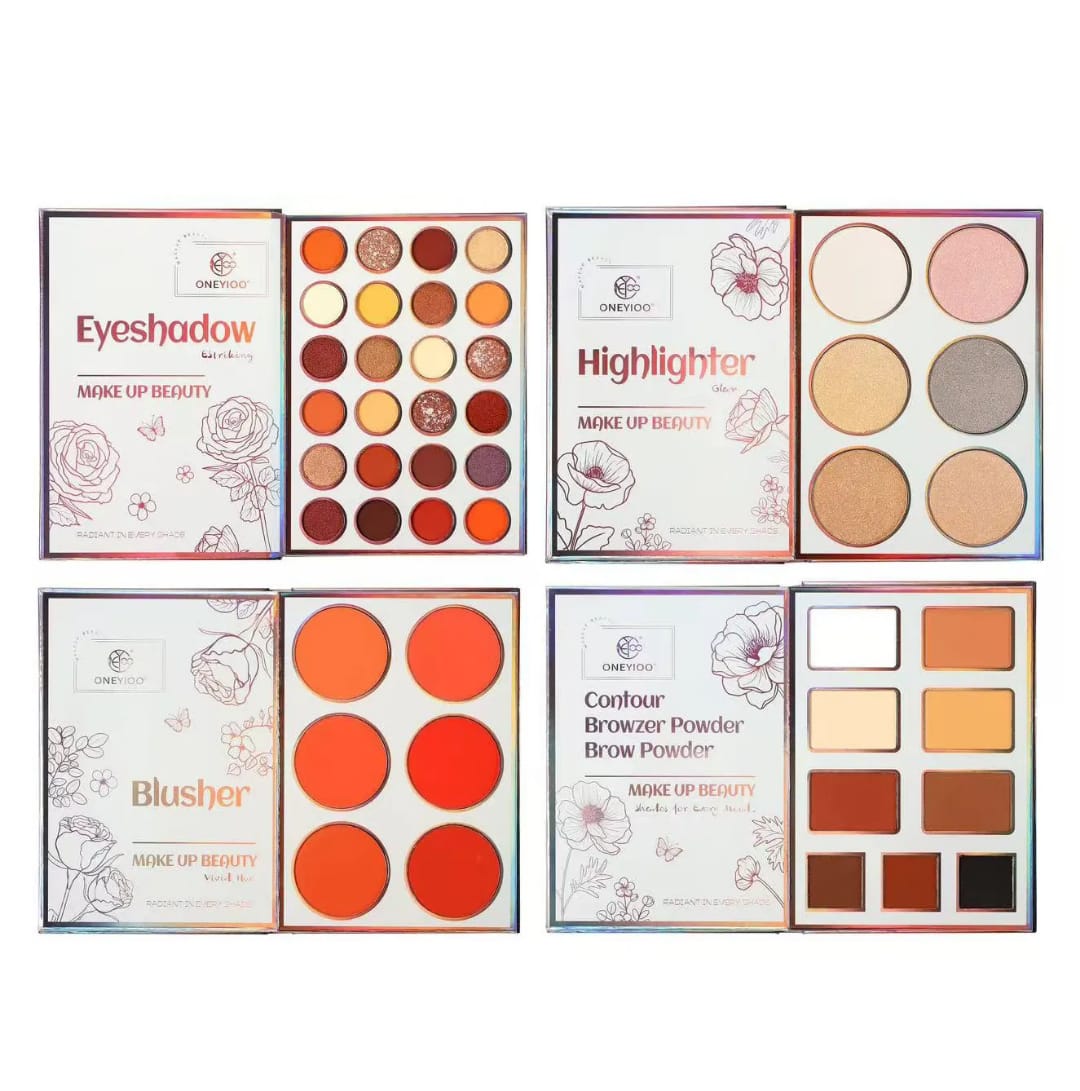 ONEYIOO Solaris 45 Color Eye & Face Palette Makeup Book AZ-206