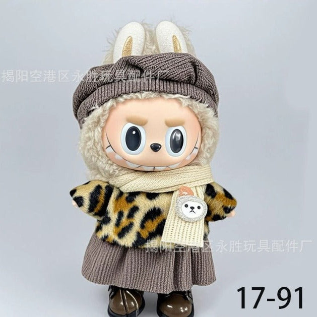 Labubu Doll Clothes Cute Stylish Set