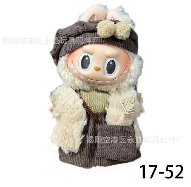 Labubu Doll Clothes Cute Stylish Set
