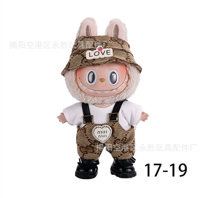 Labubu Doll Clothes Cute Stylish Set