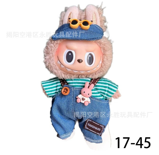 Labubu Doll Clothes Cute Stylish Set