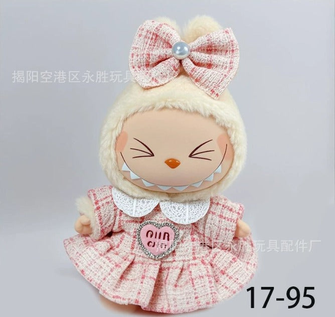 Labubu Doll Clothes Cute Stylish Set