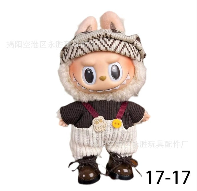 Labubu Doll Clothes Cute Stylish Set