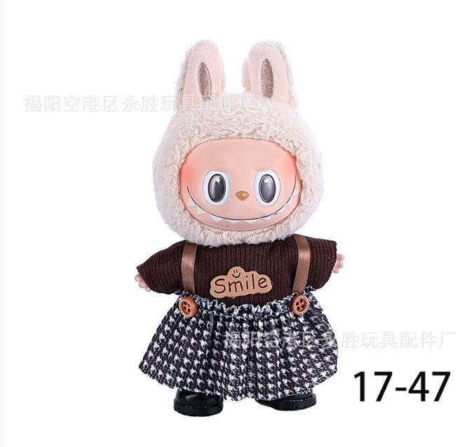 Labubu Doll Clothes Cute Stylish Set