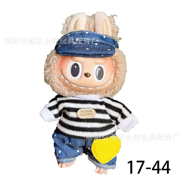 Labubu Doll Clothes Cute Stylish Set