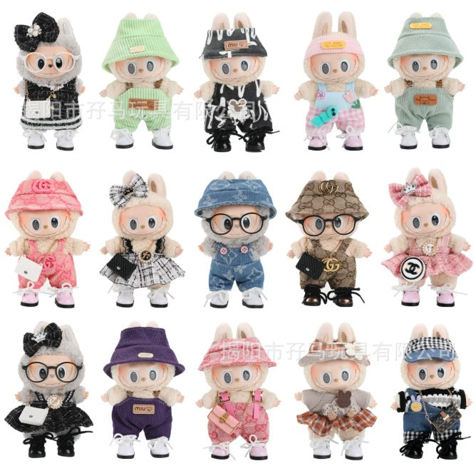 Labubu Doll Clothes Cute Stylish Set
