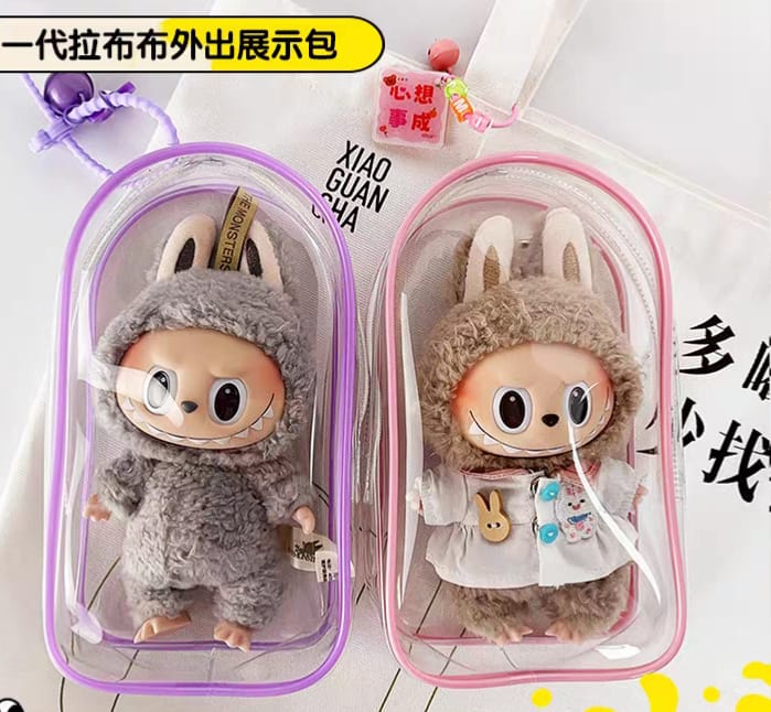 Labubu Doll Large Transparent Display Bag