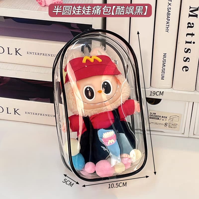 Labubu Doll Large Transparent Display Bag