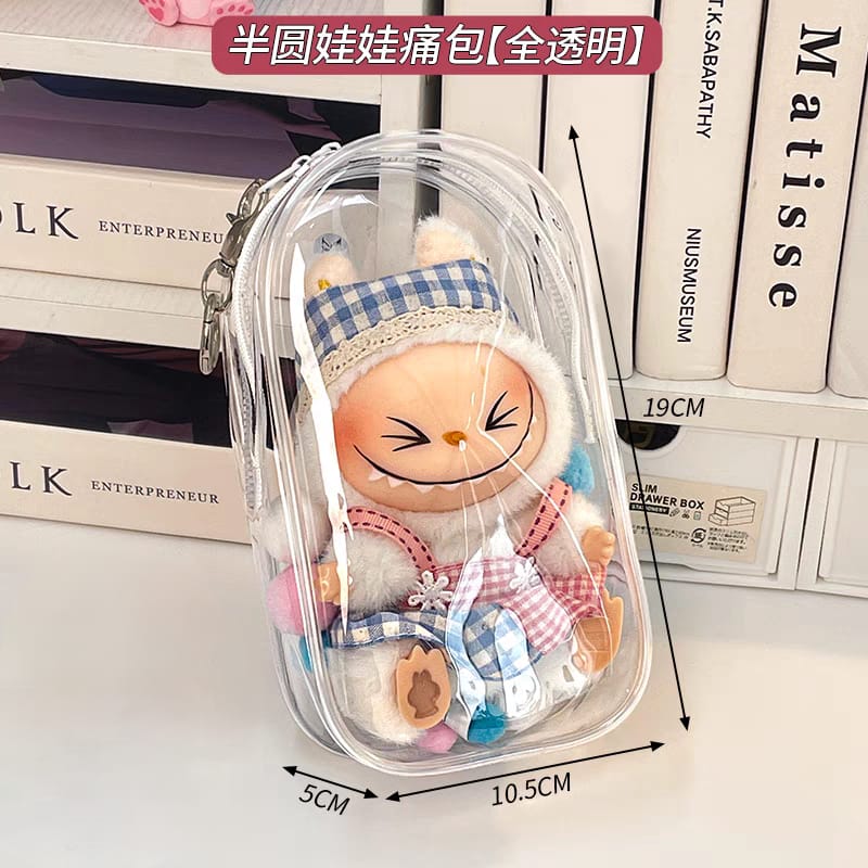 Labubu Doll Large Transparent Display Bag