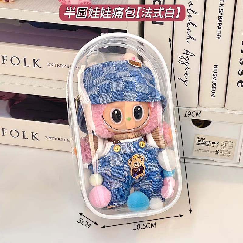 Labubu Doll Large Transparent Display Bag