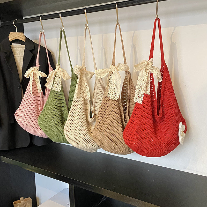 Crochet Handbag Female Large Capacity Totes Bag