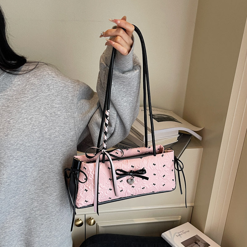 Casual Fashionable Women Vintage Bowling Shoulder Bag