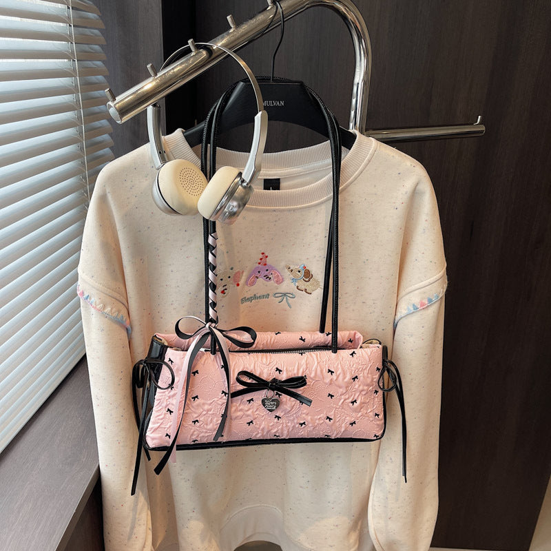 Casual Fashionable Women Vintage Bowling Shoulder Bag