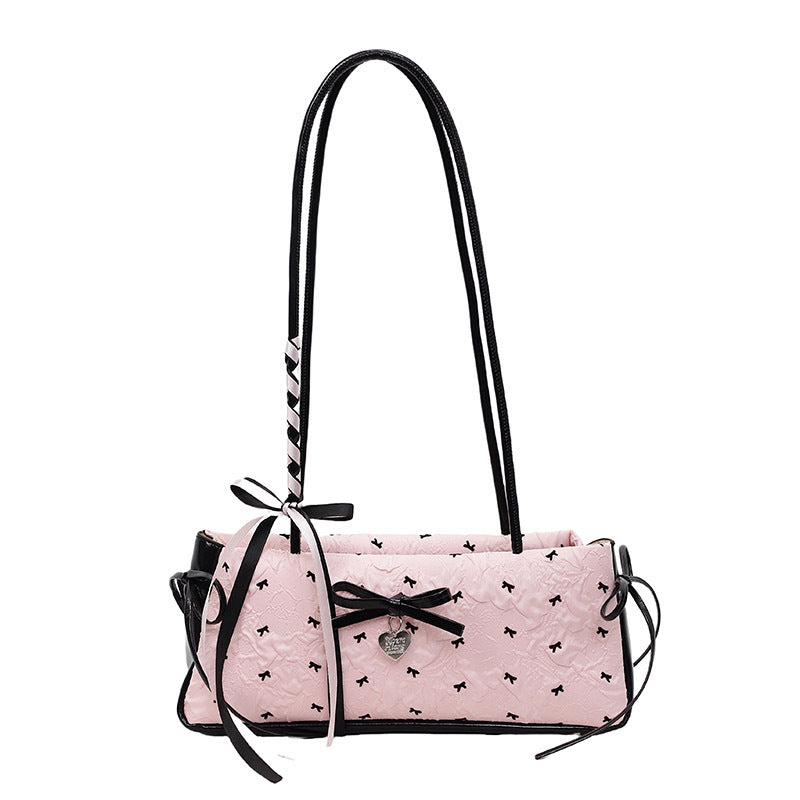 Casual Fashionable Women Vintage Bowling Shoulder Bag