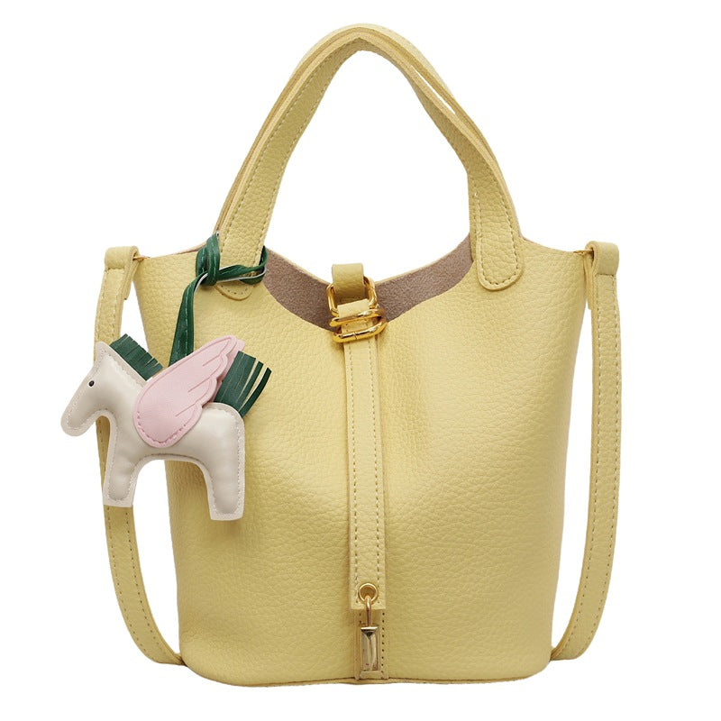 Bucket High-end Niche Tote Basket Women's Handbag