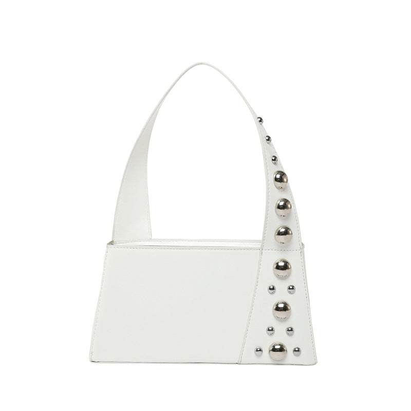Ladies New Luxury Designer Rivet Shoulder Bag