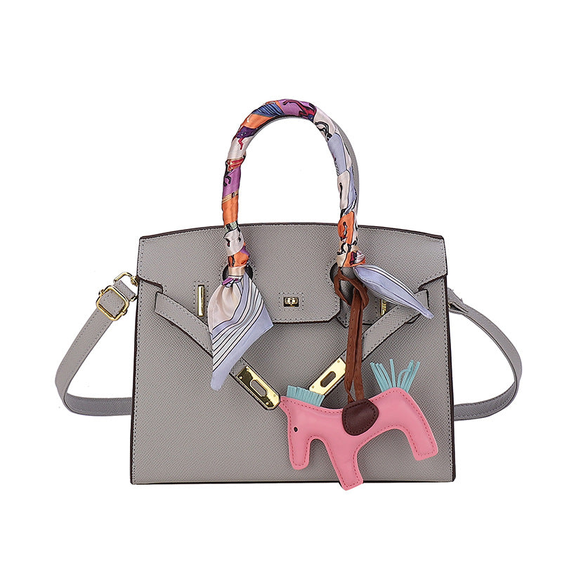 Modern Temperament Women's Summer Retro Silk Scarf Bag