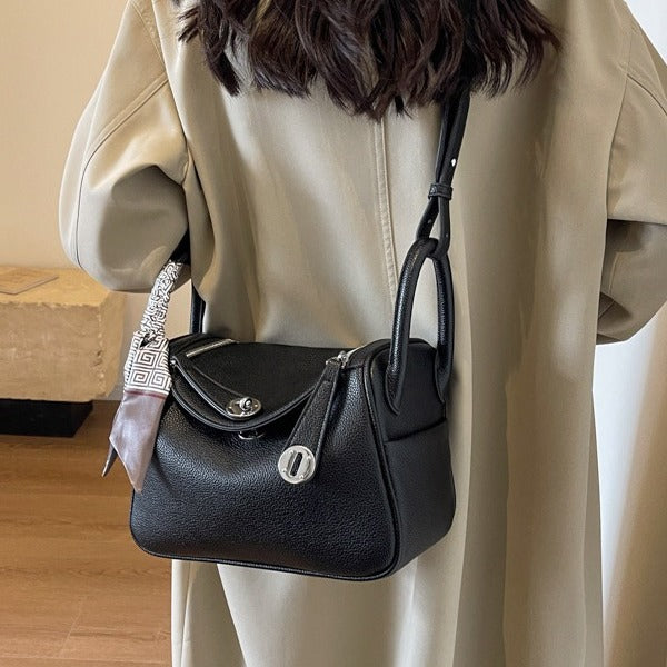 Autumn Fashion Shoulder & Crossbody With Pillow Texture Tote Gray Bag