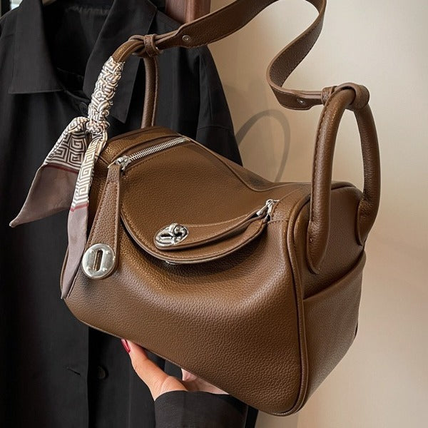 Autumn Fashion Shoulder & Crossbody With Pillow Texture Tote Gray Bag