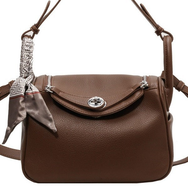 Autumn Fashion Shoulder & Crossbody With Pillow Texture Tote Gray Bag