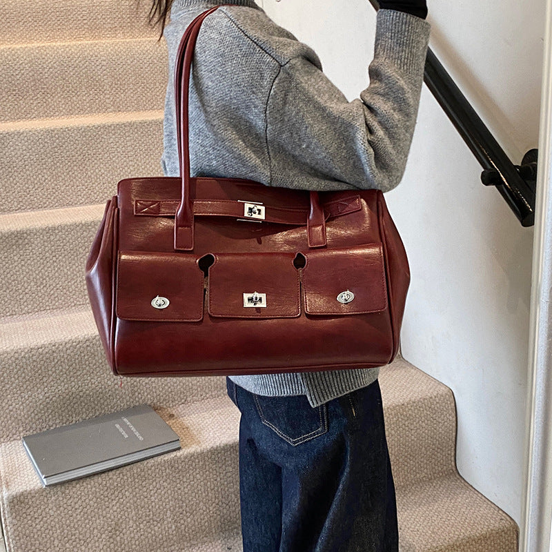 Stylish Design and Durable Craftsmanship Ladies Brown Bag