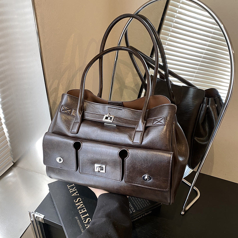 Stylish Design and Durable Craftsmanship Ladies Brown Bag