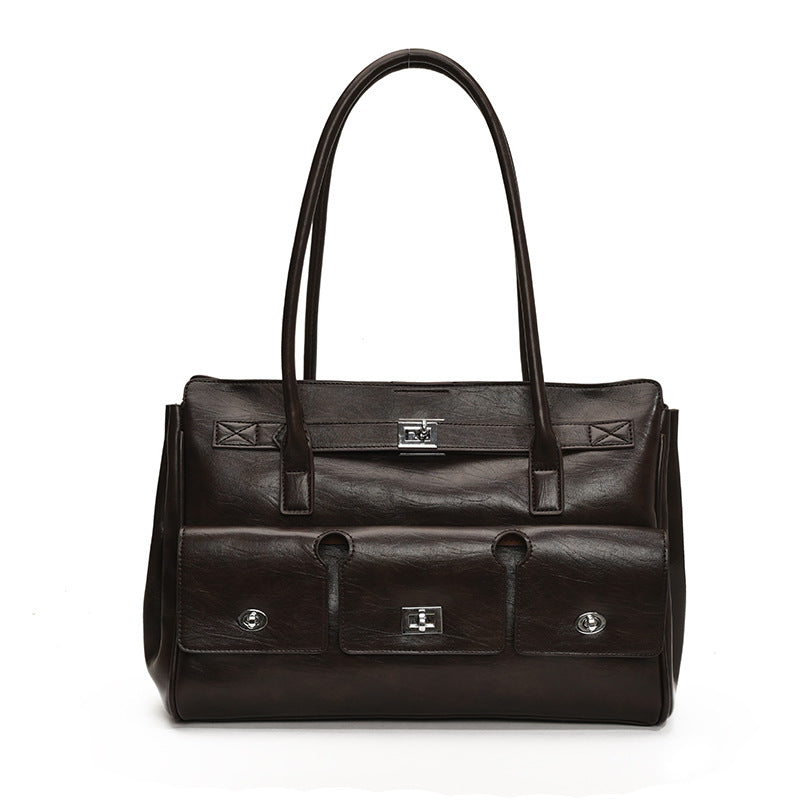 Stylish Design and Durable Craftsmanship Ladies Brown Bag