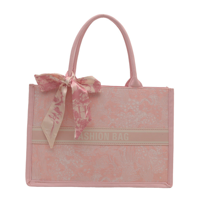 Hilbag Textured Embroidery Portable Stylish Women's Bag