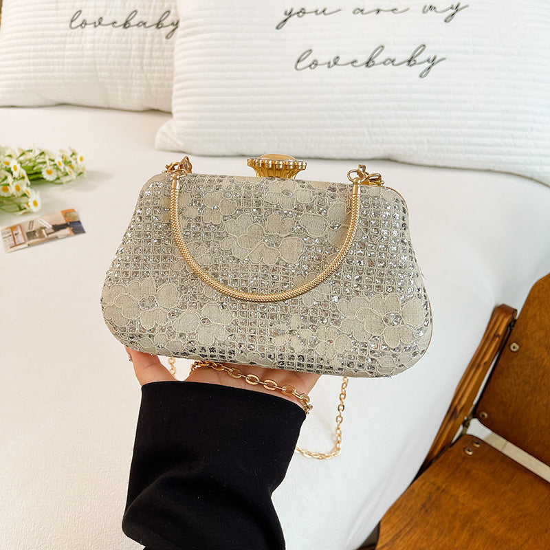 Luxury Banquet Women's Bag New Style Trendy Chain Bag
