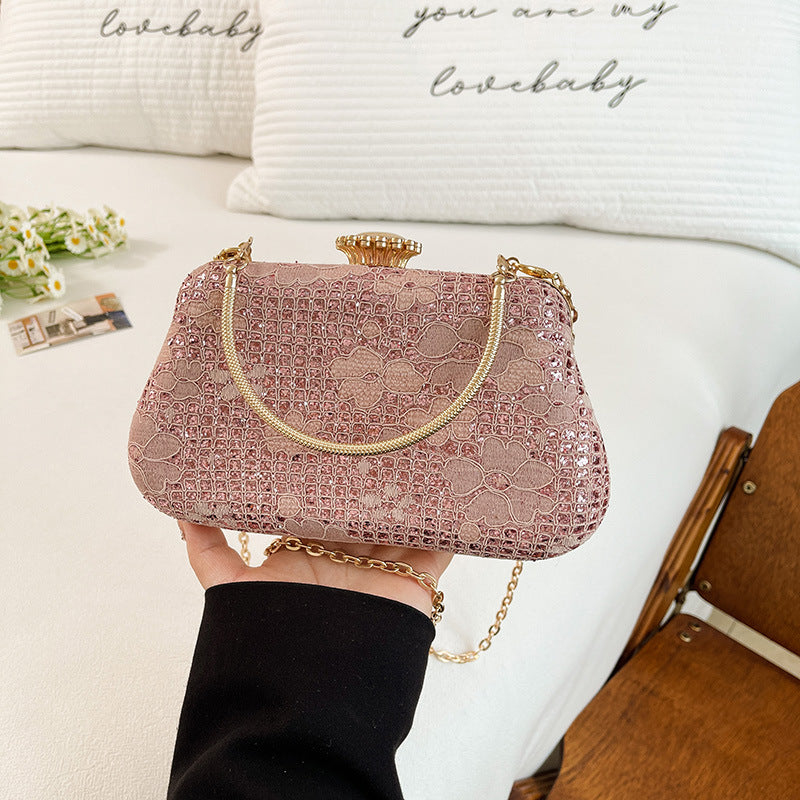 Luxury Banquet Women's Bag New Style Trendy Chain Bag