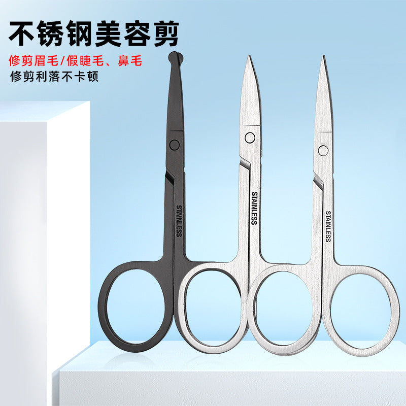 Eyebrow Tweezers With Scissor Style Handle