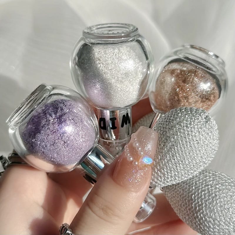 WIDZ Diamond Waterproof Highlighter Powder Spray Glitter 03