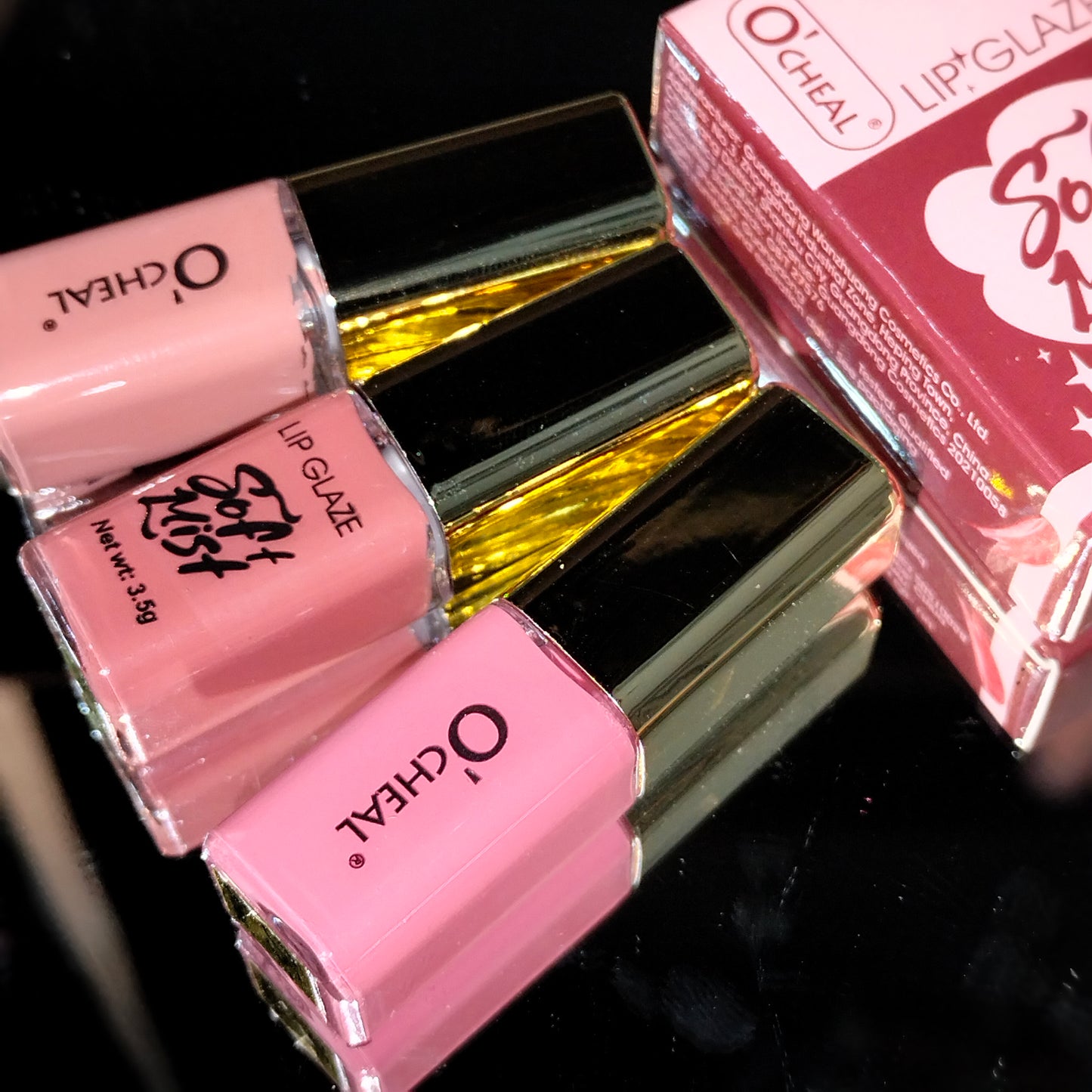 OCHEAL Moisturizing Lip Tint & Matte Velvet Waterproof Mini Lipstick 3Pcs Set